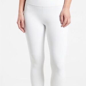 White Athleta Elation Leggings